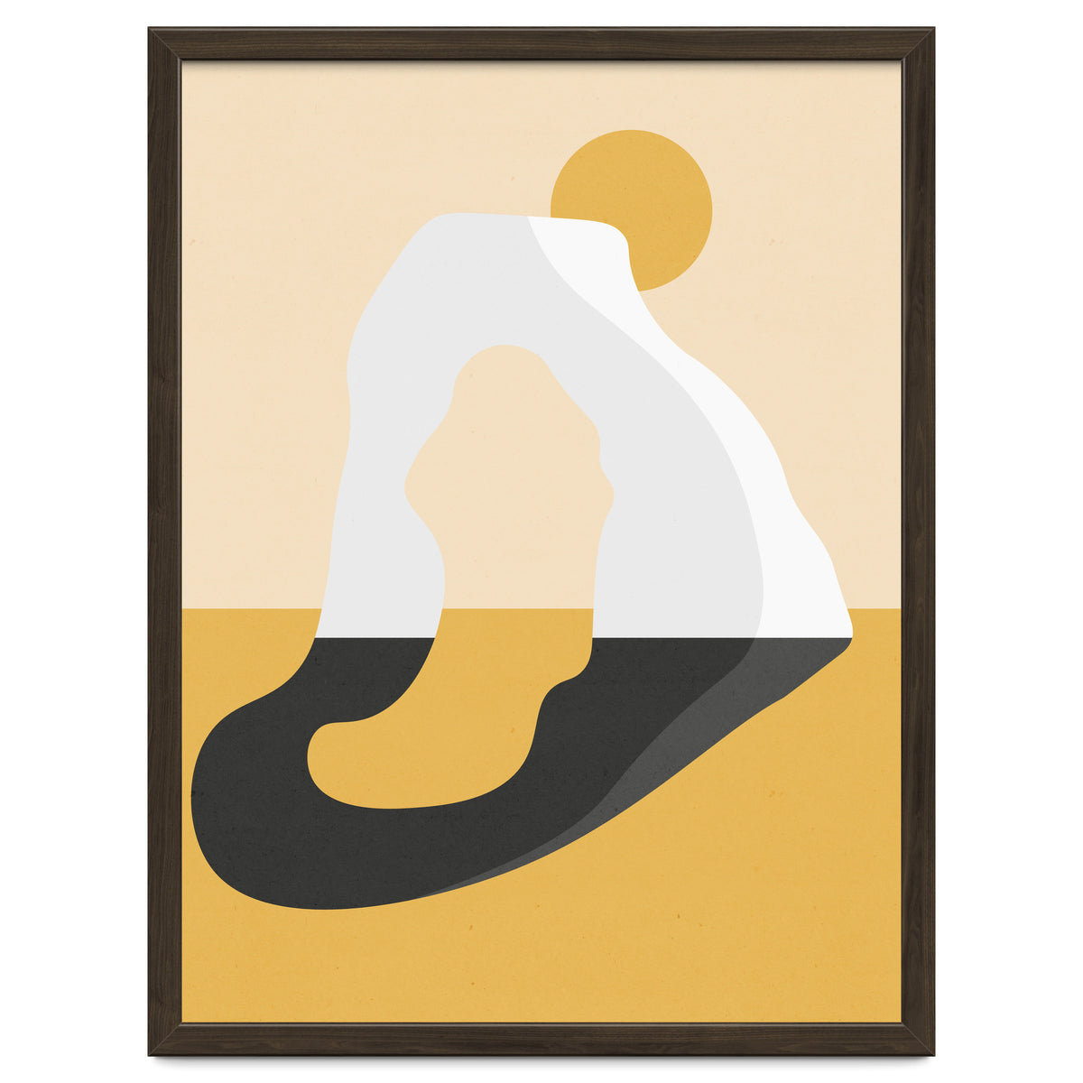 Abstract Arch - Golden Desert