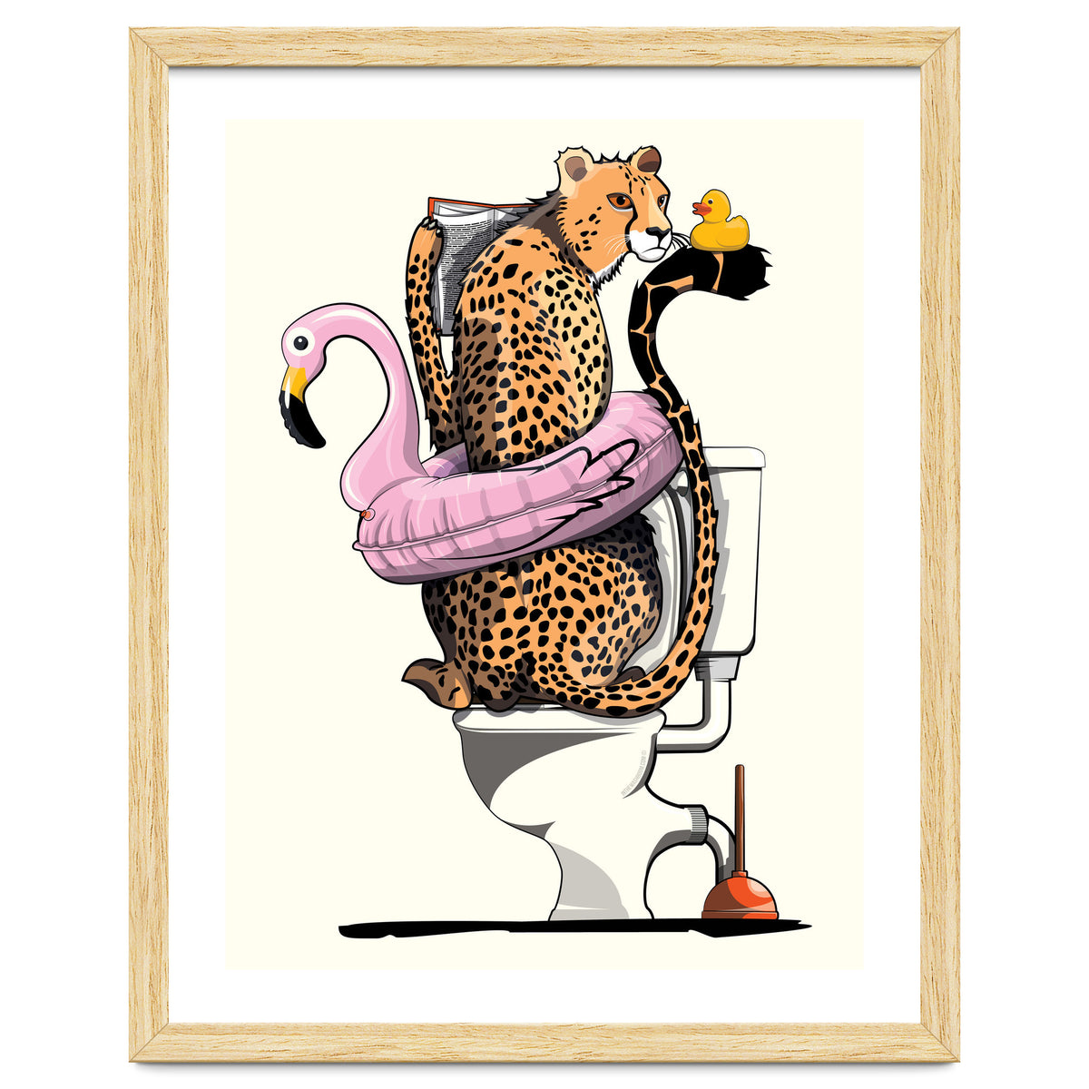 Cheetah on the Toilet, Funny Bathroom Humour