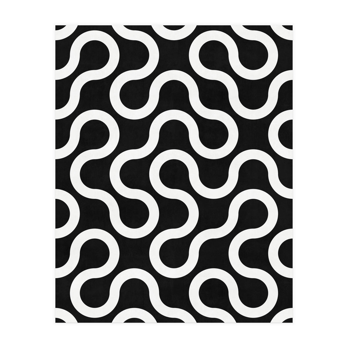 My Favorite Geometric Patterns No.36 - Black (Print Only)