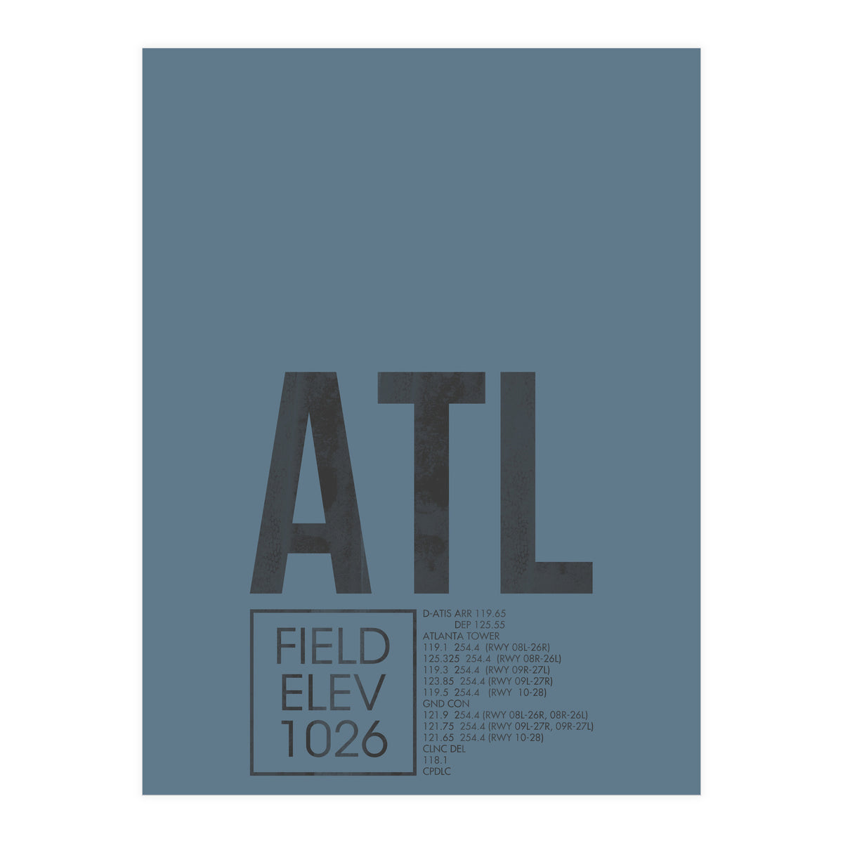 Atlanta Atc (Print Only)