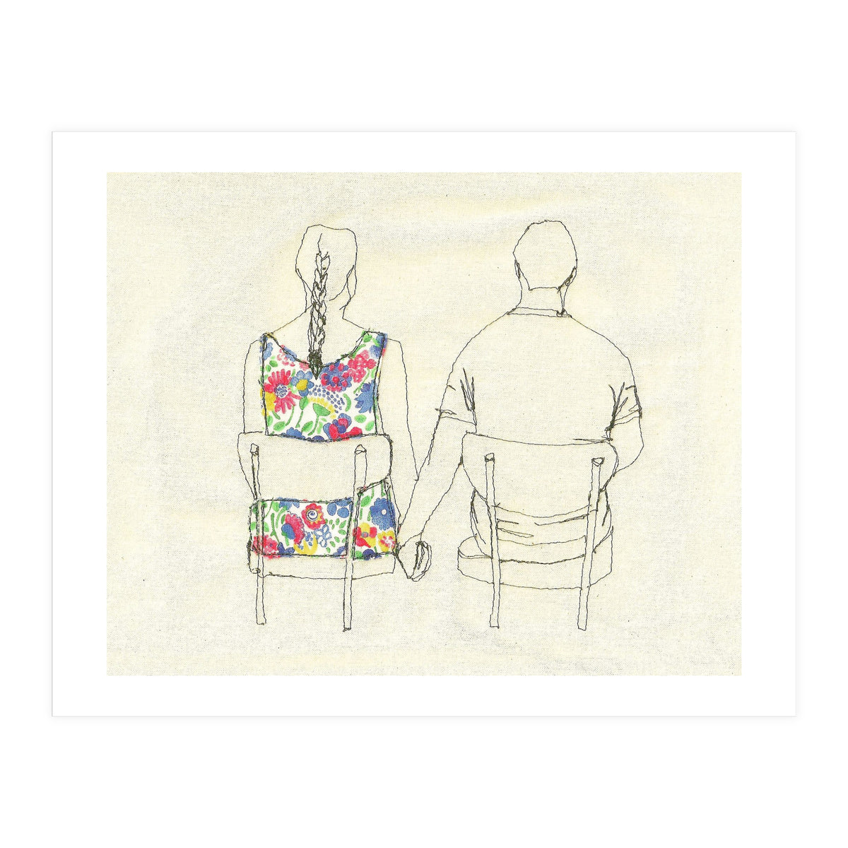 Colourful Couple Print (Print Only)