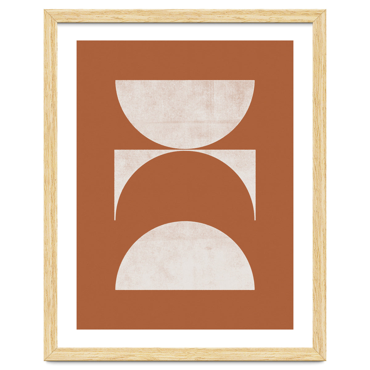 Mid-Century Modern No.21 - Woodblock Print