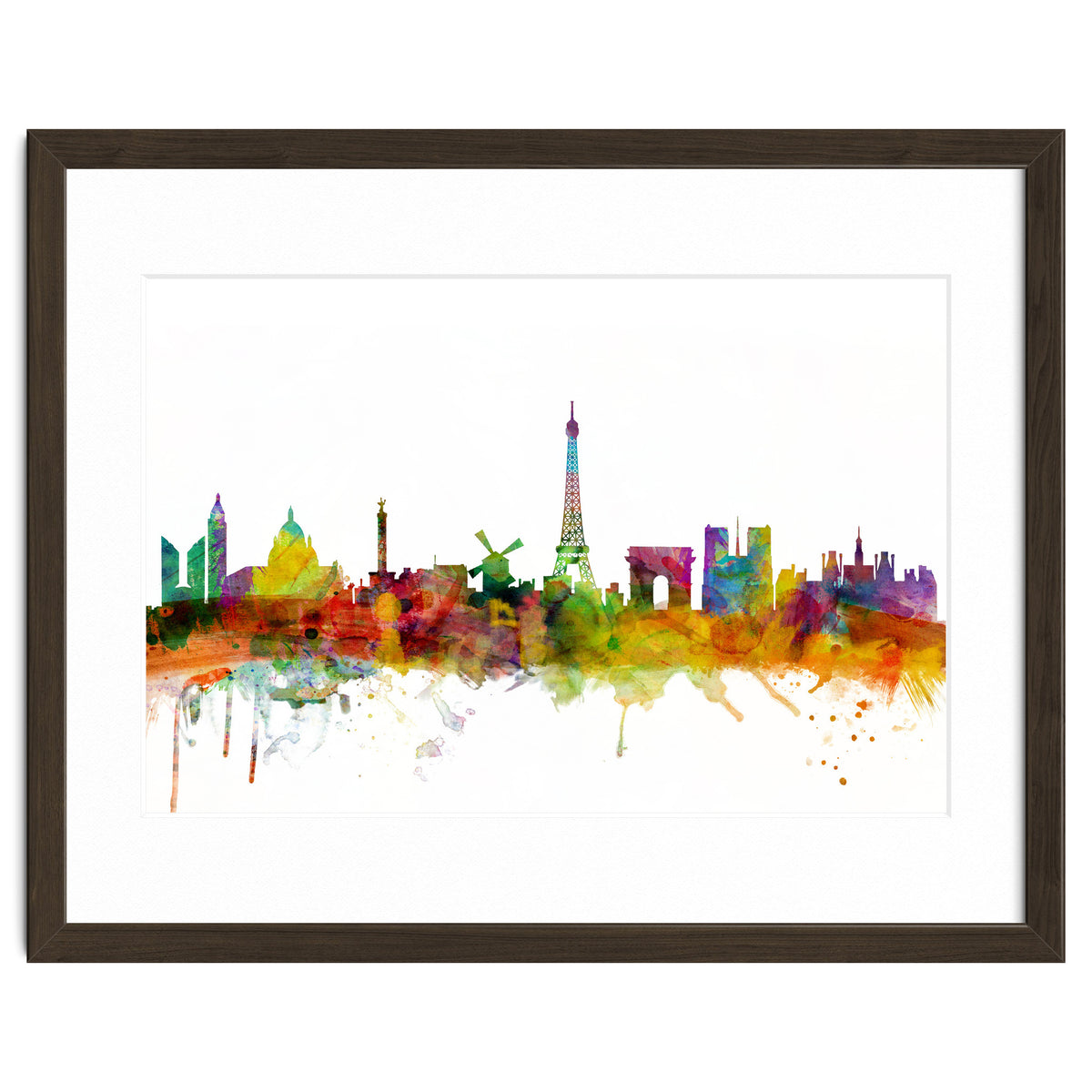 Paris France Skyline