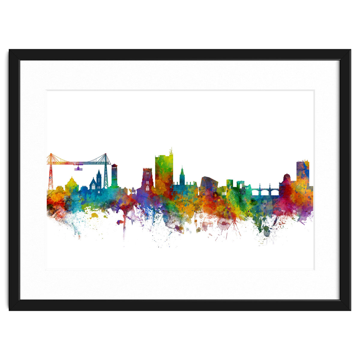 Newport Wales Skyline