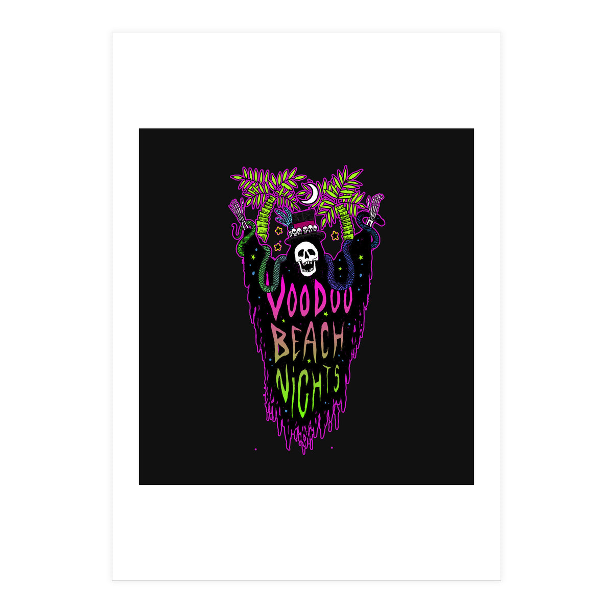 Voodoo Beach Nights (Print Only)