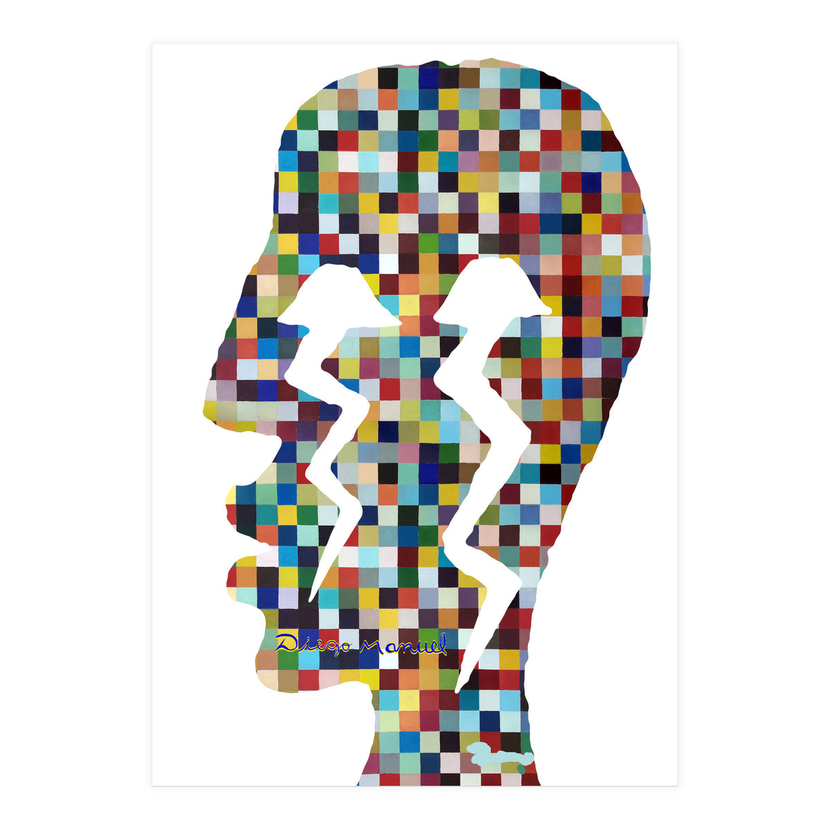 Perfil Con Rayos 11  (Print Only)