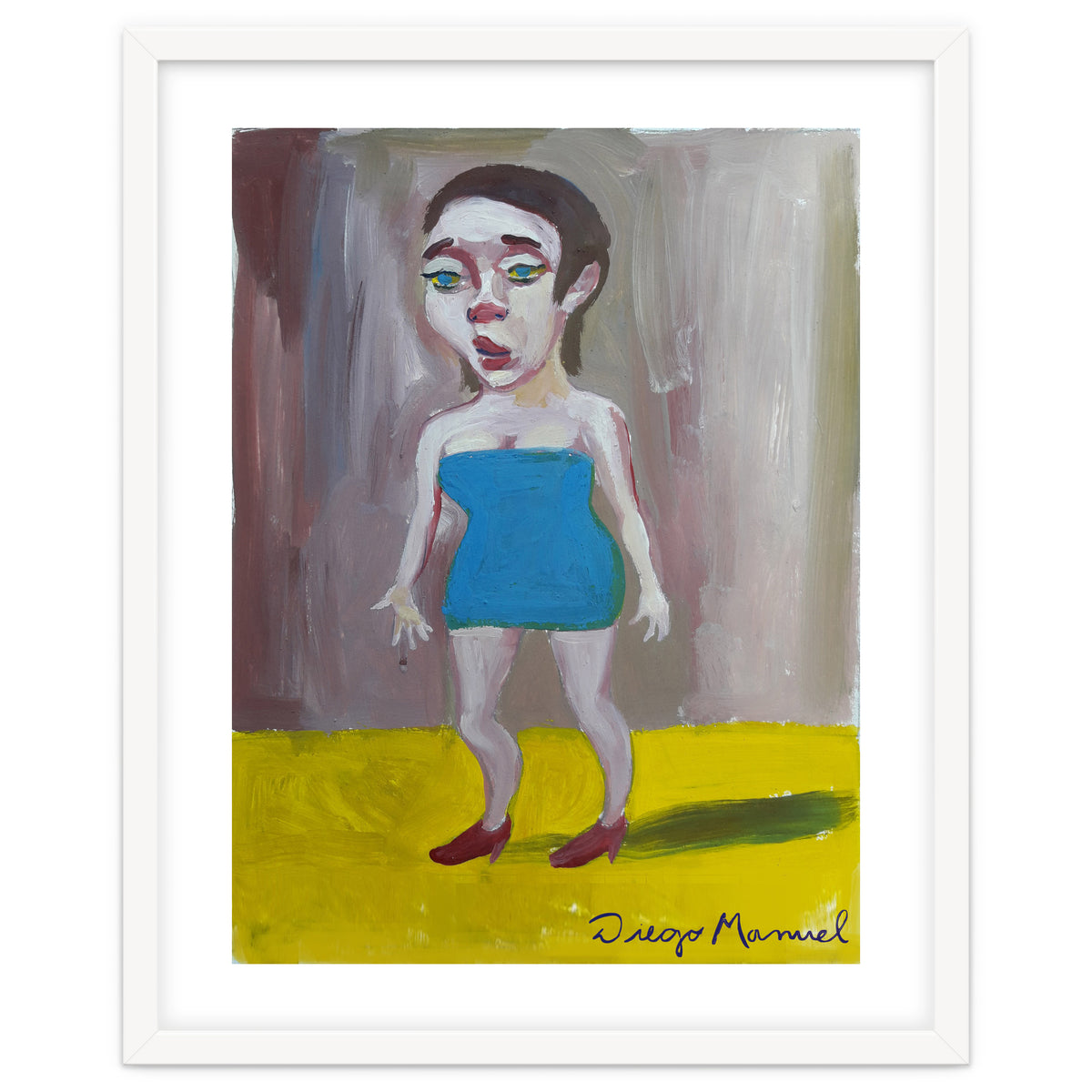 Light Blue Dress Girl