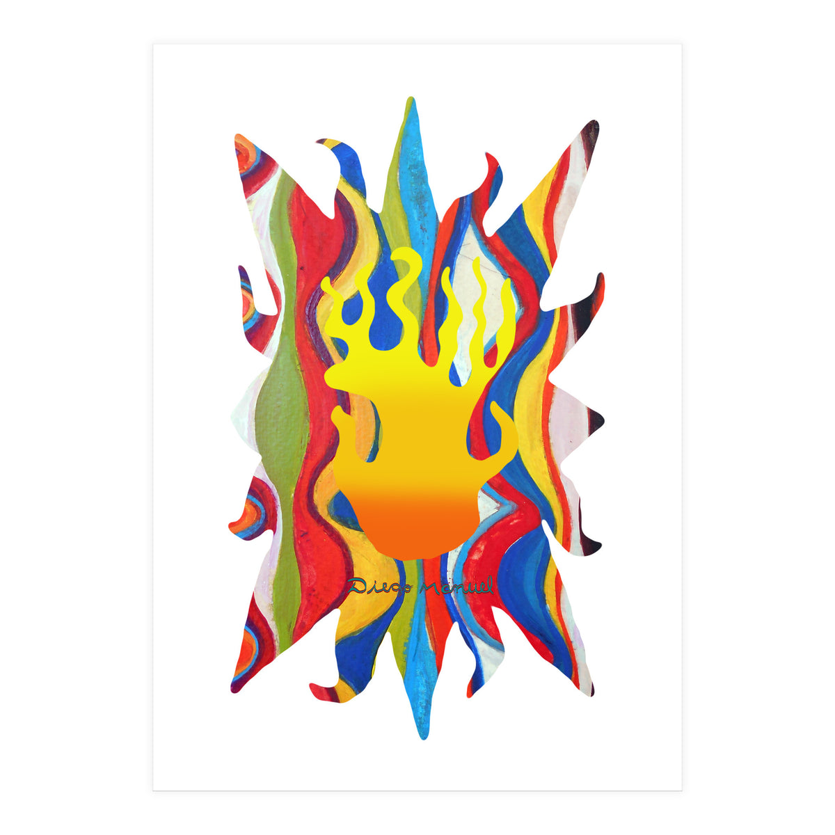 Fuego 10 Copia (Print Only)