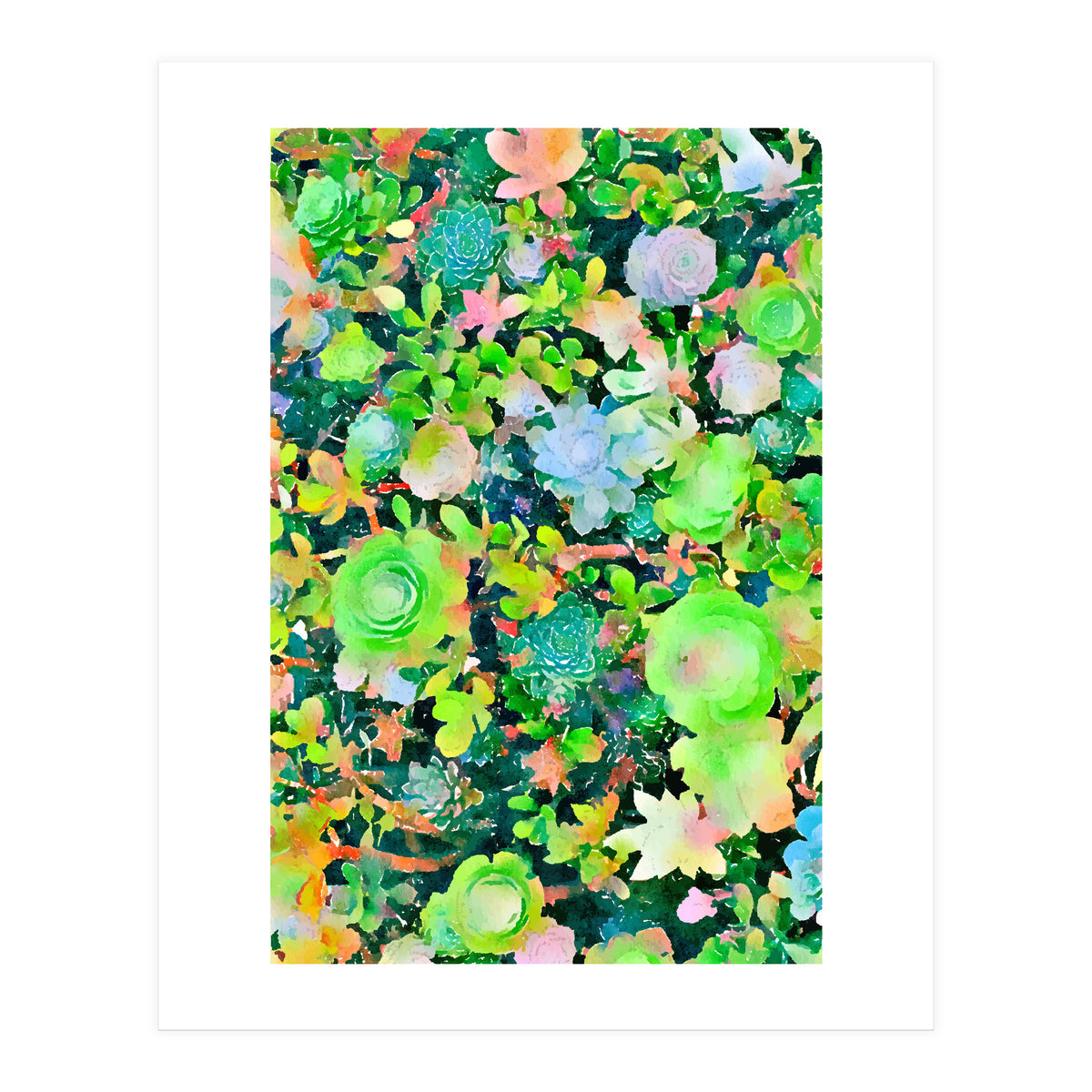 The Desert Works Constantly To Forbid It, But The Cactus Blooms Anyway (Print Only)