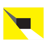 Geometric Shapes No. 20 - yellow, black & grey (Print Only) thumbnail
