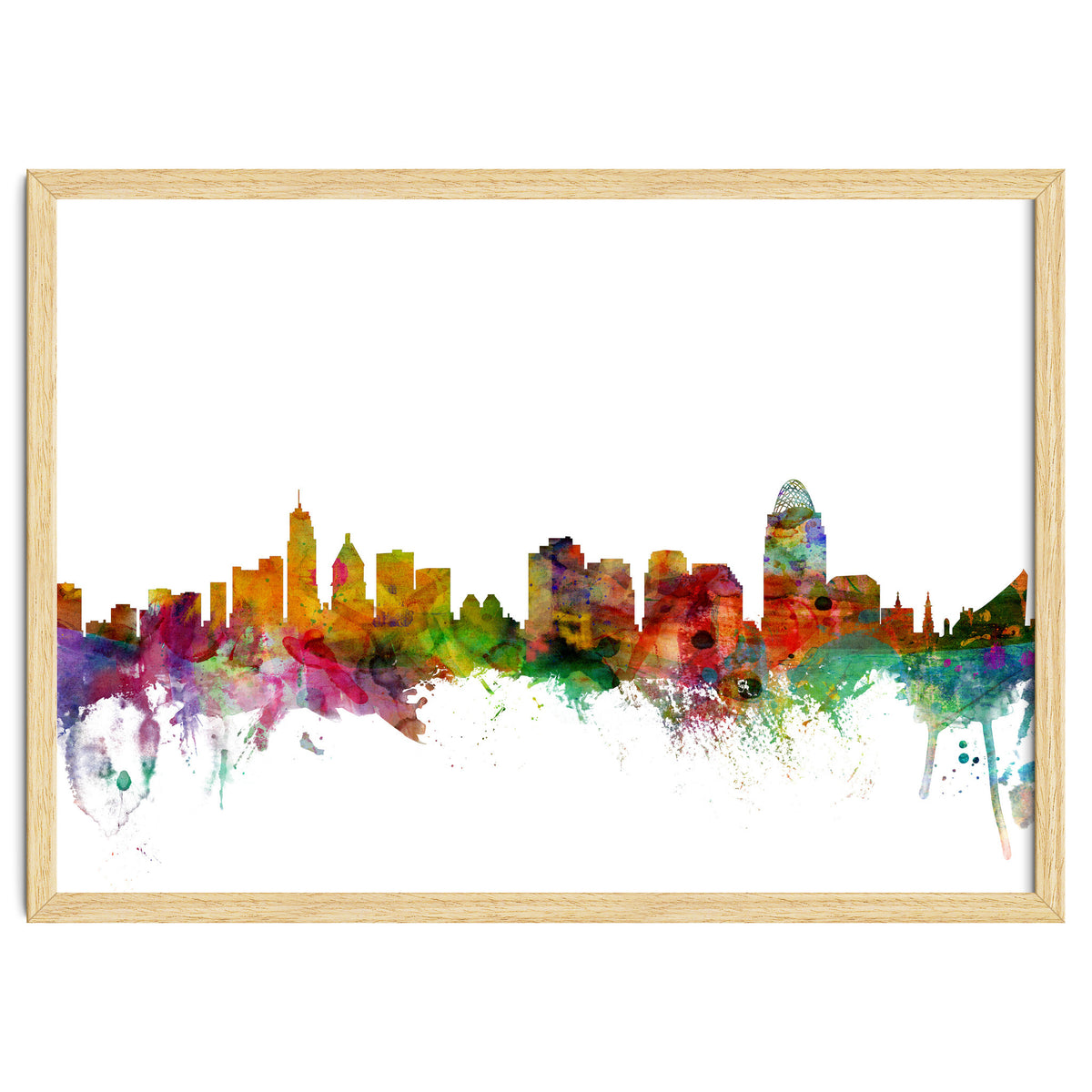 Cincinnati Ohio Skyline