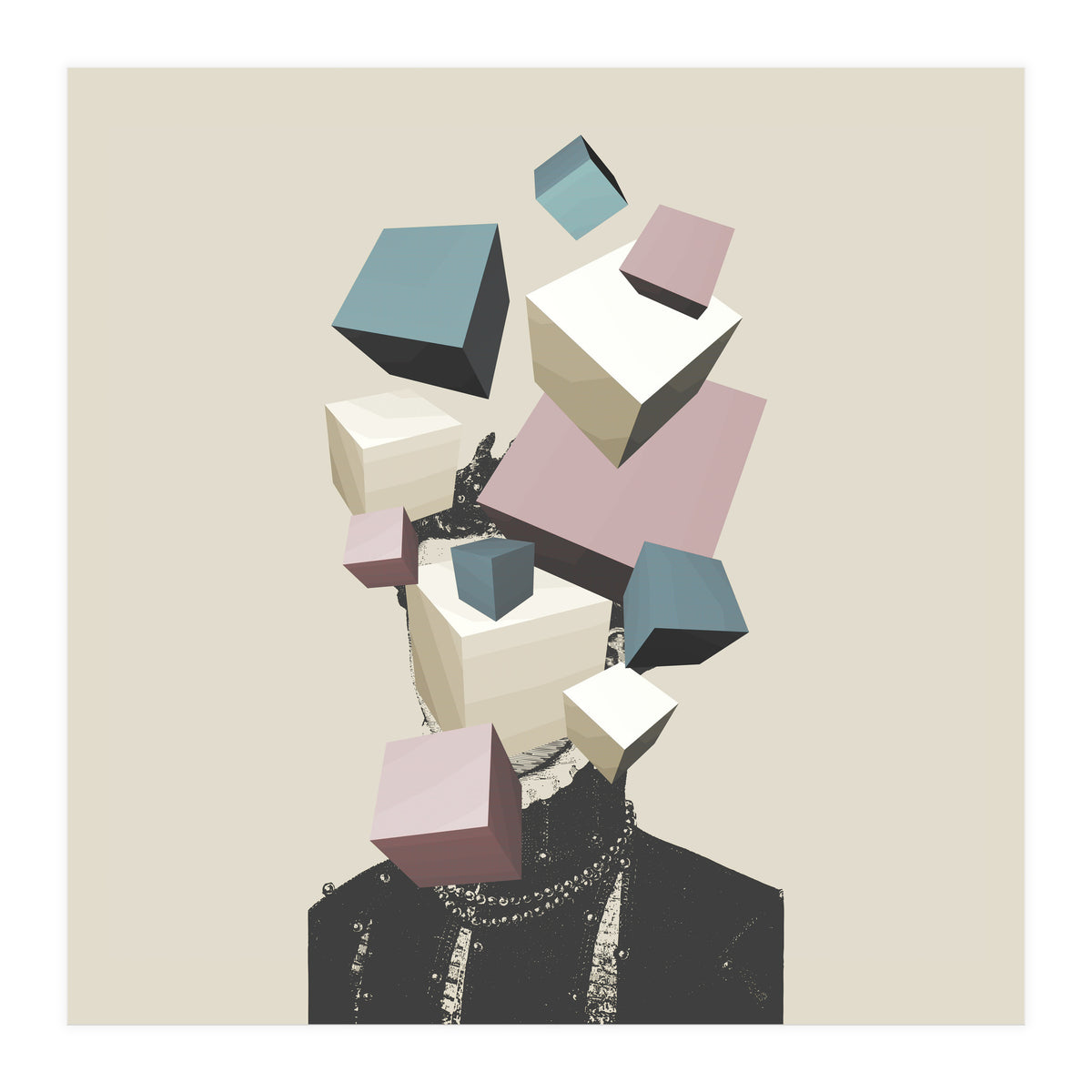 Queen Of Cubes (Print Only)