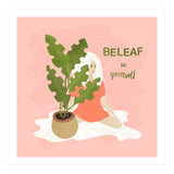 House Plant With A White Hair Girl (Print Only) thumbnail