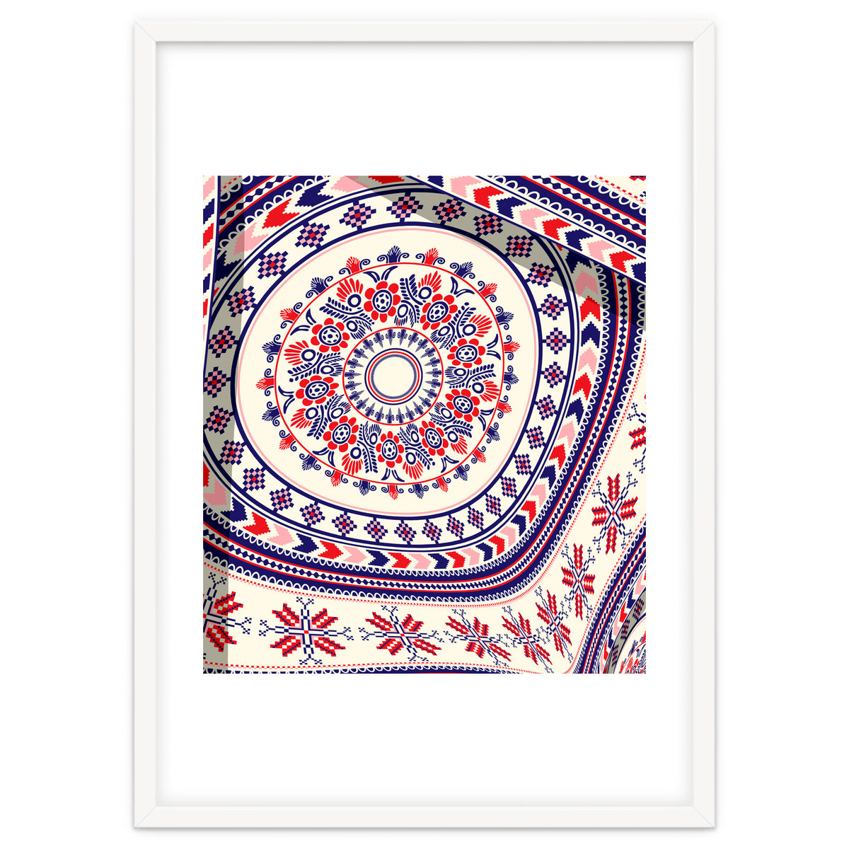 Romanian embroidery background 22