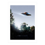 I Want To Believe Displate (Print Only) thumbnail