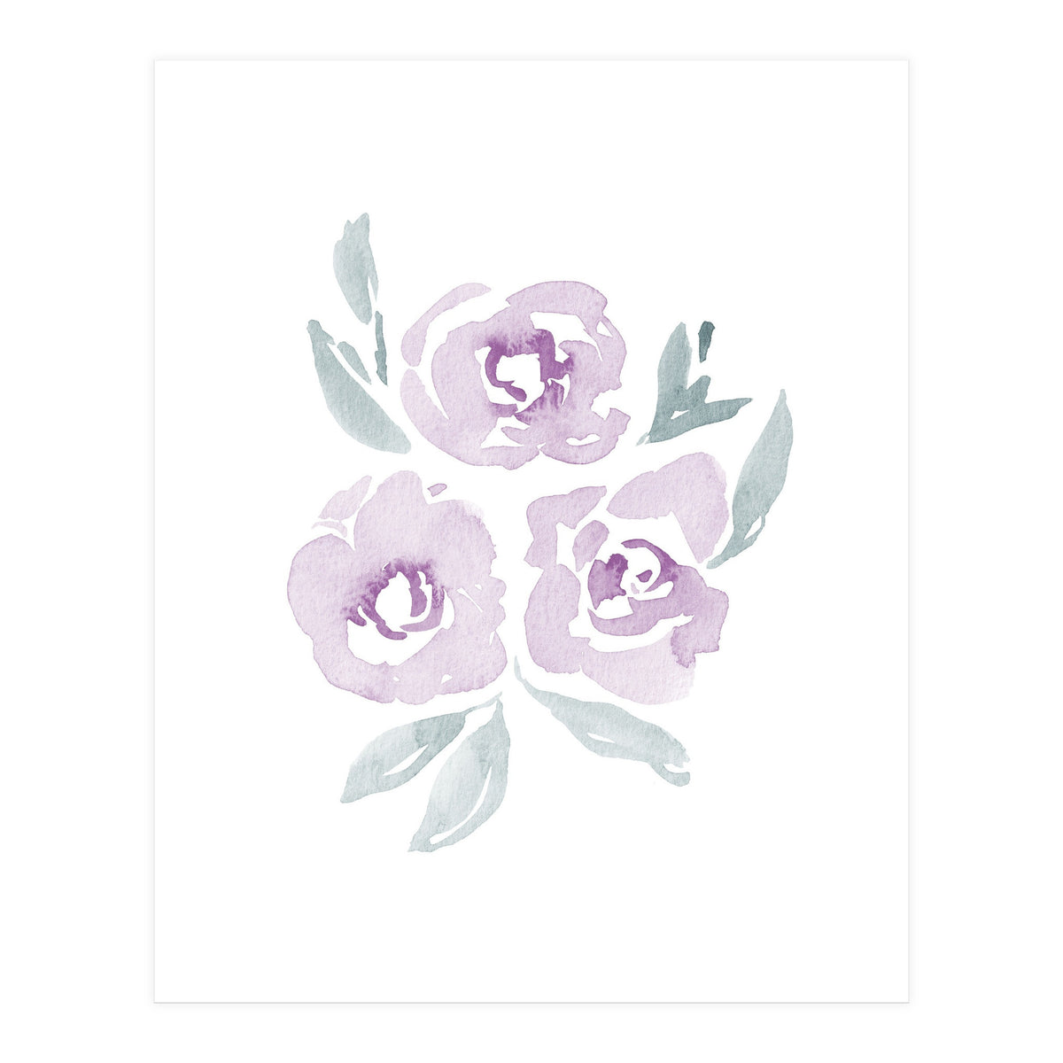 Wild Roses | Sage & Mauve (Print Only)