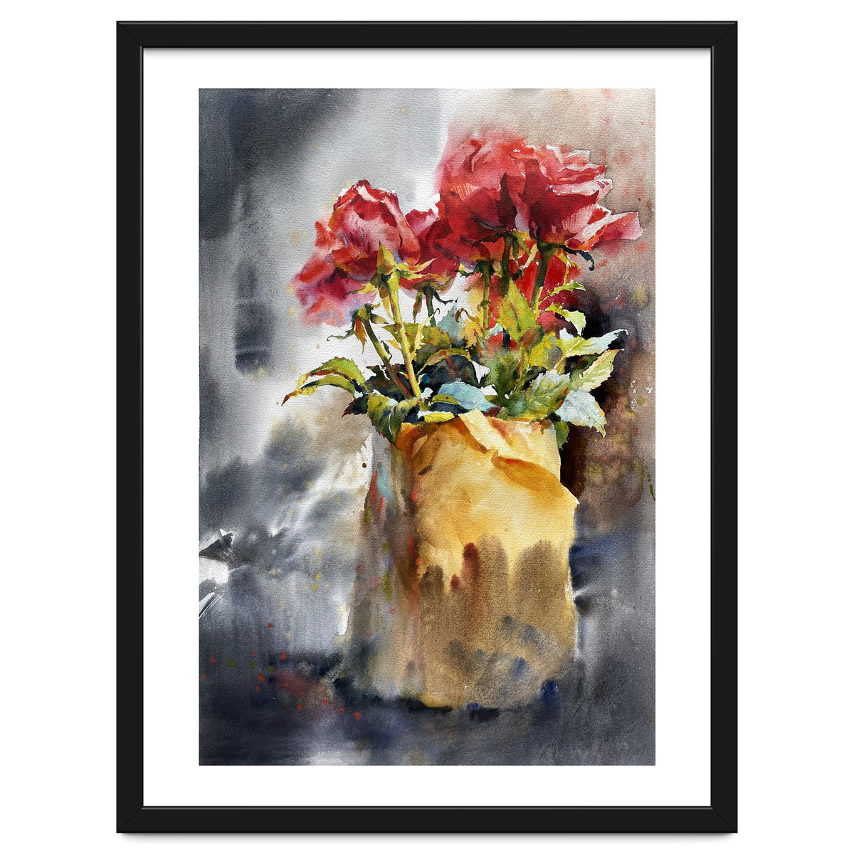 Bouquet of red roses