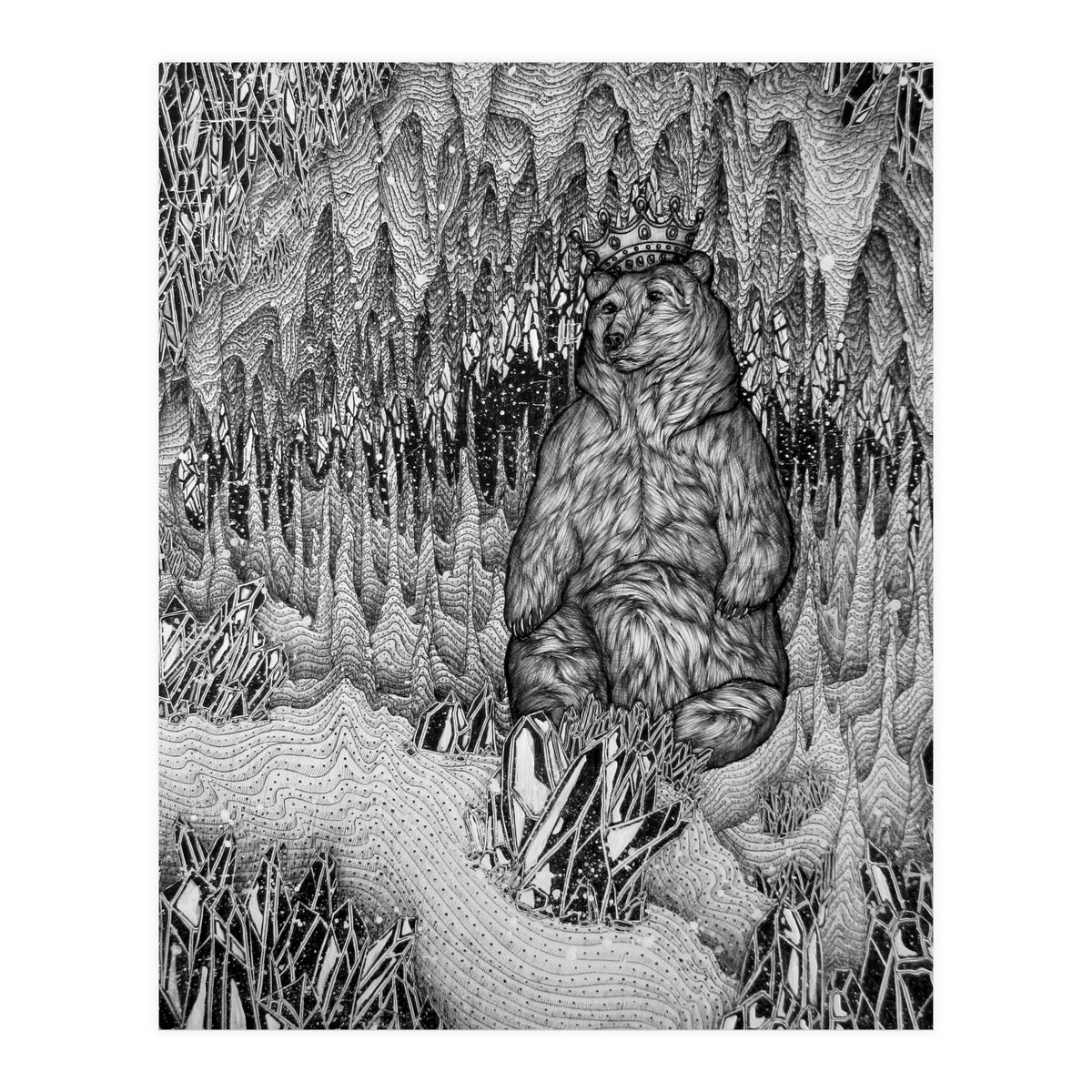 Cave Of The Bear King (Print Only)