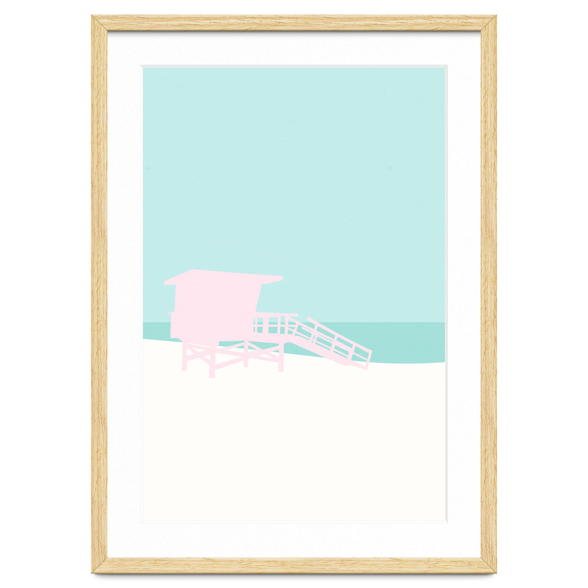 Minimal Lifeguard Tower - Turquoise Coast