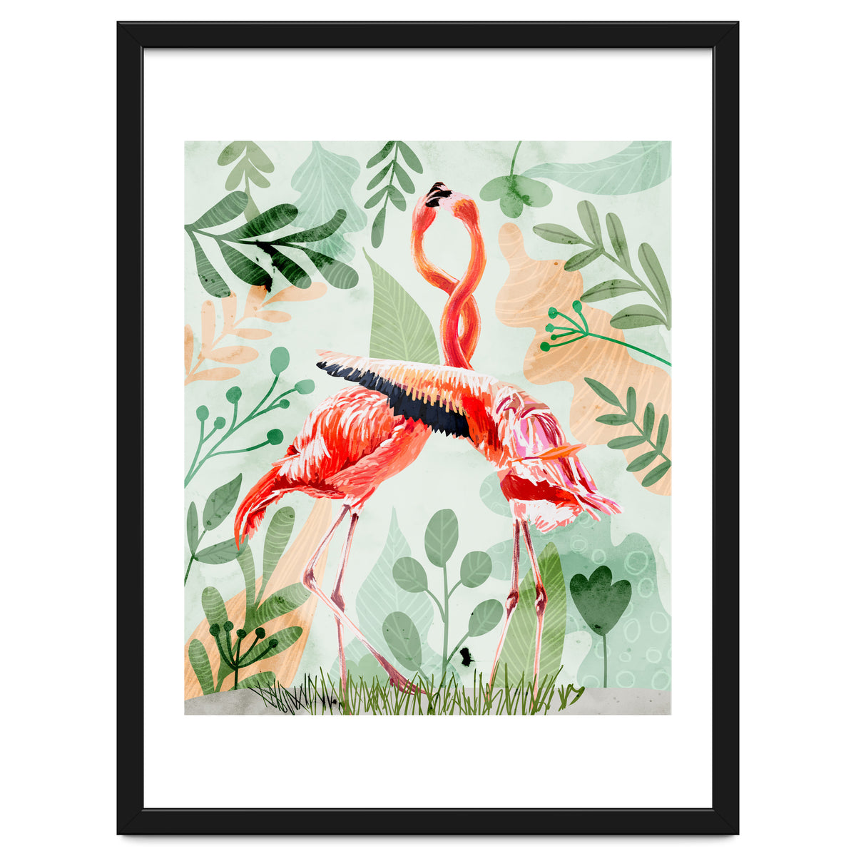 Flamingo Love