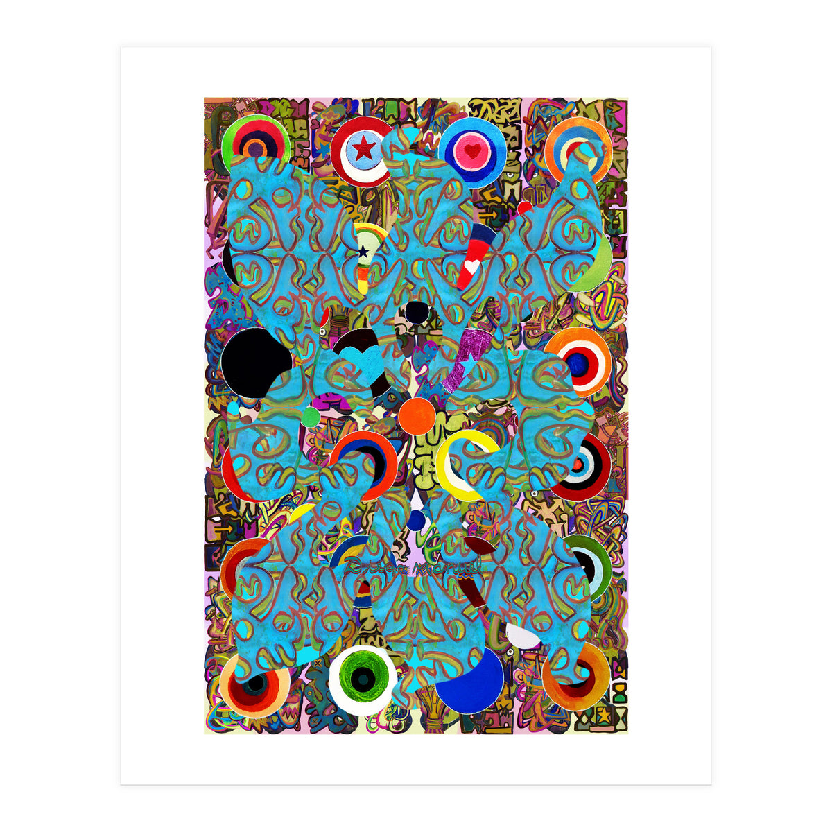 Fuego Y Graffiti 76 (Print Only)