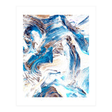 Clarity | Abstract Ocean Earth Sea Graphic | Scandinavian Nature Sky Waves Space (Print Only) thumbnail