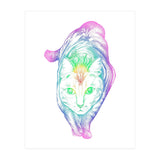 Rainbow Pastel Cat (Print Only) thumbnail