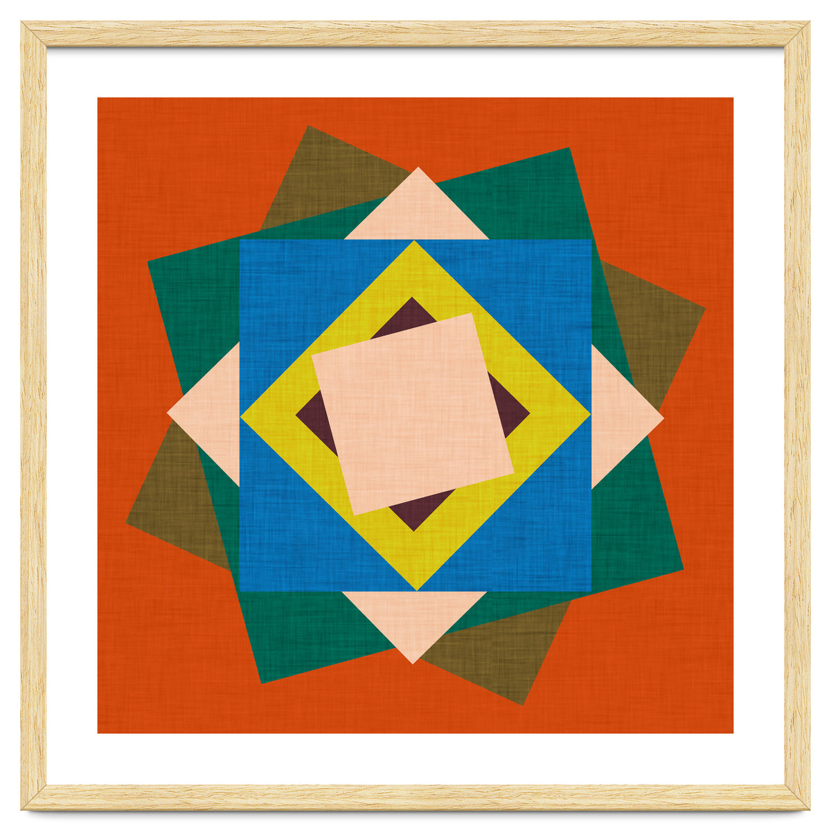 Kilim Floral Orange
