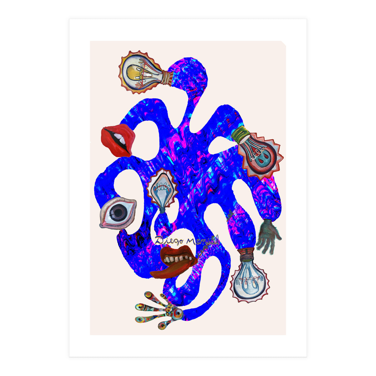 Pulpo Azul (Print Only)
