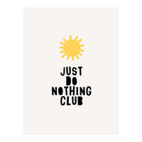 Do Noting Club Yellow (Print Only)