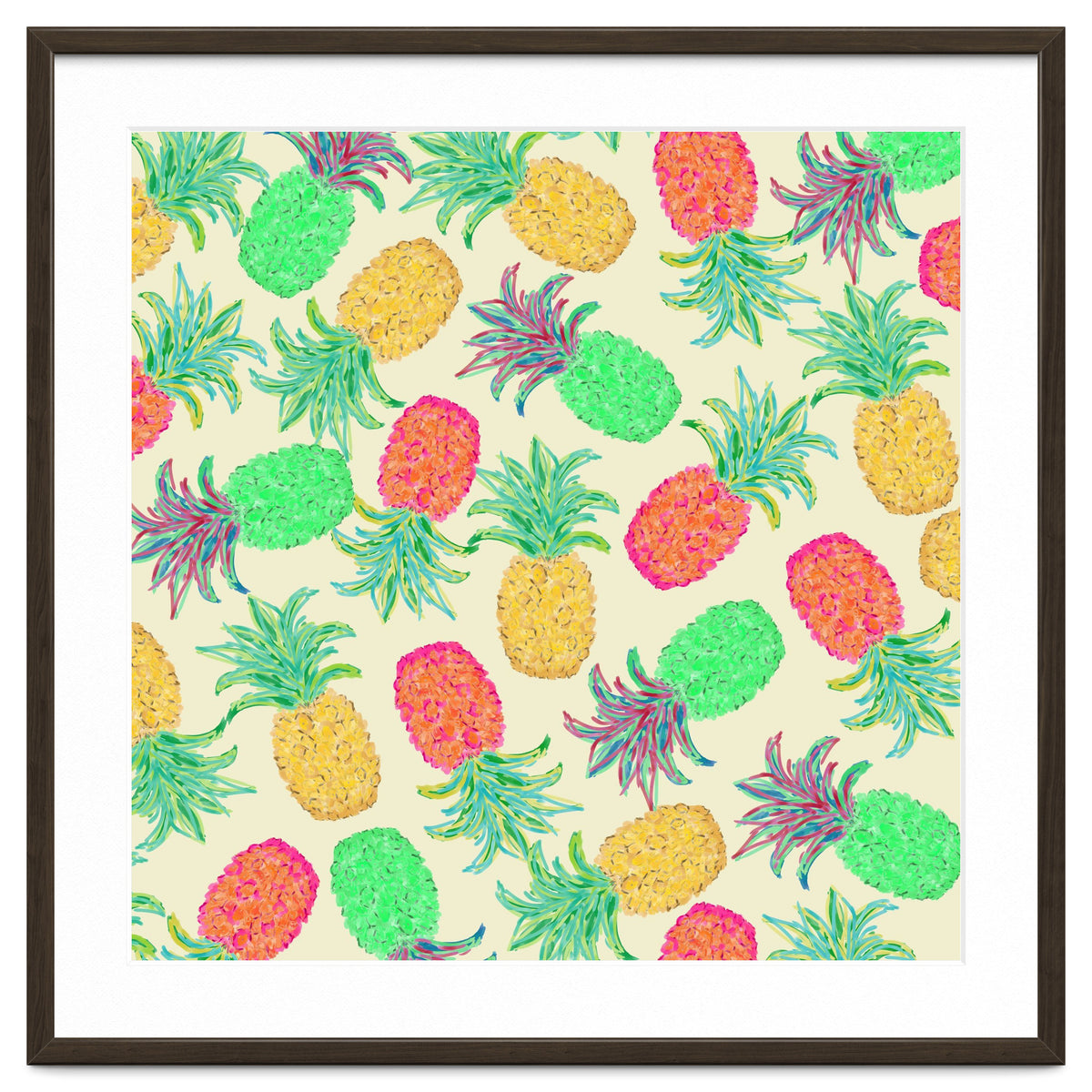 Pineapple Pandemonium Multicolo