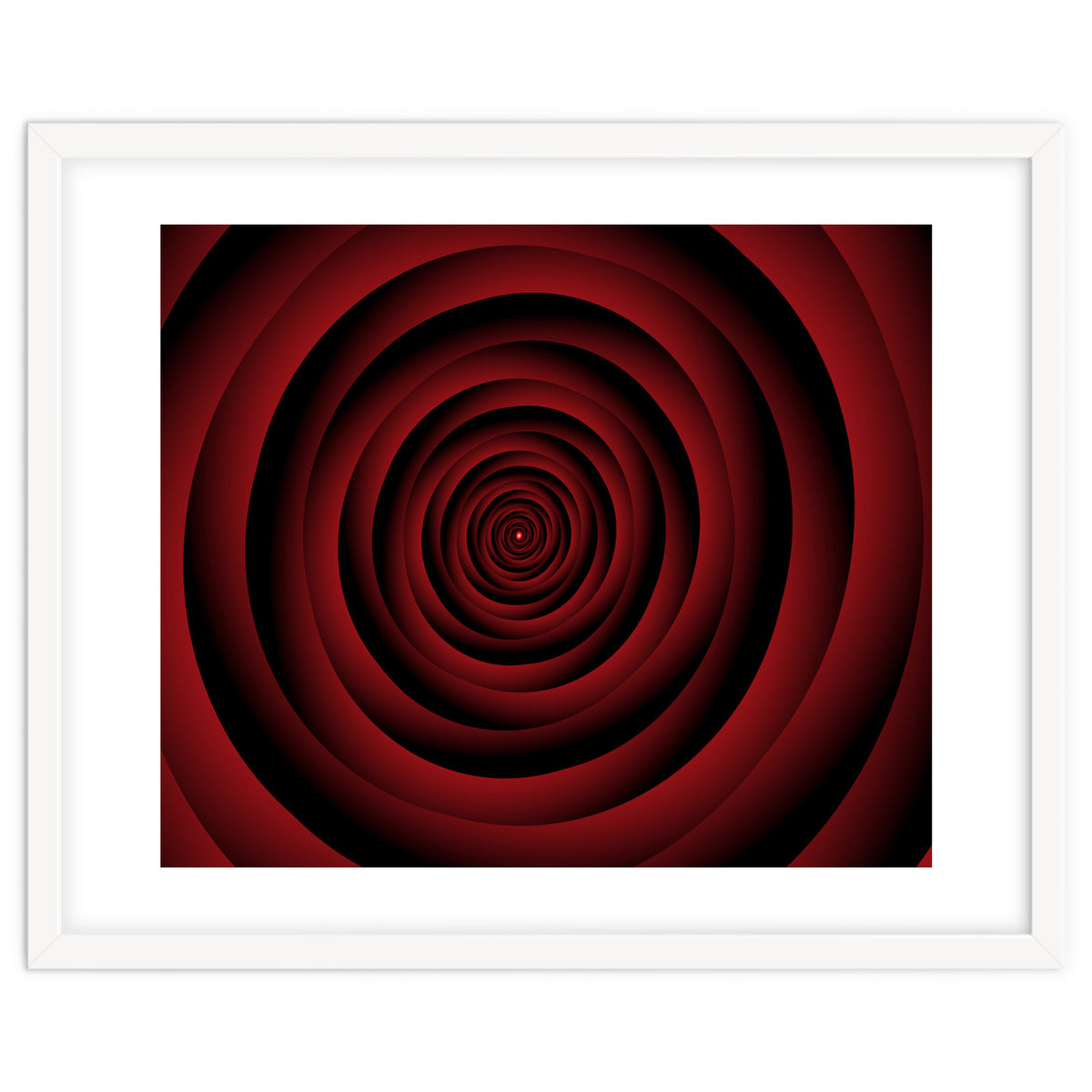 Abstract Concentric Spiral Circles