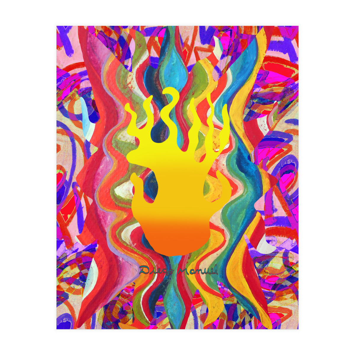 Fuego Y Graffiti 26 (Print Only)