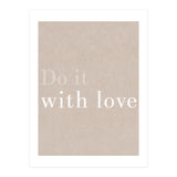 Do It With Love, Beige (Print Only) thumbnail