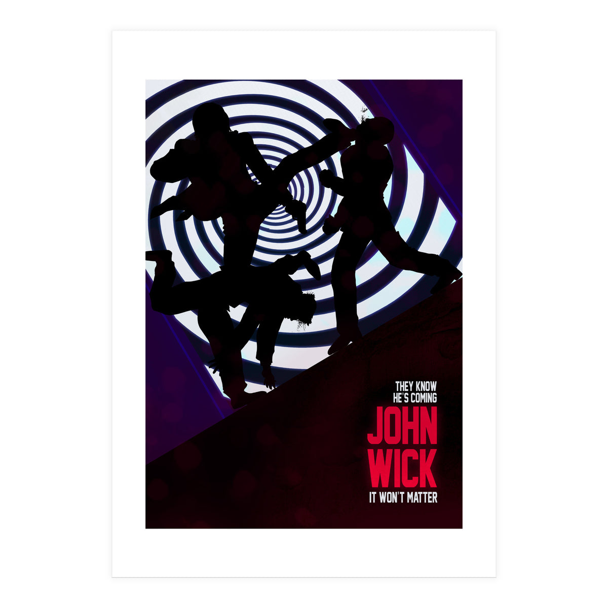 John Wick Minimal Movie Poster (Print Only)
