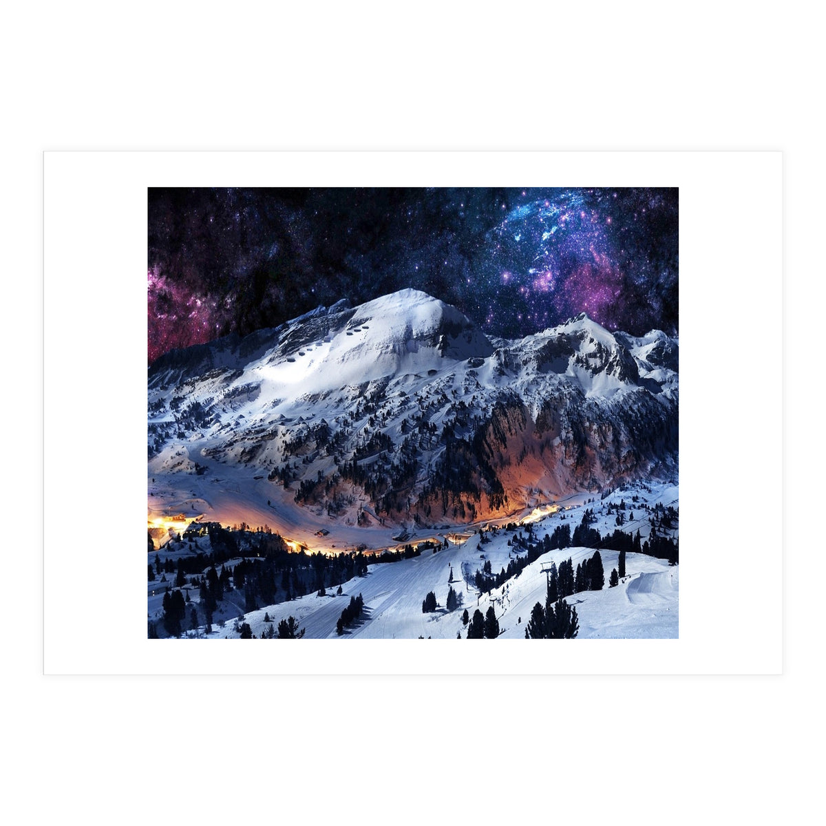 Mountain CALM IN space view (Print Only)