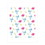 Blue Bird Pattern (Print Only) thumbnail