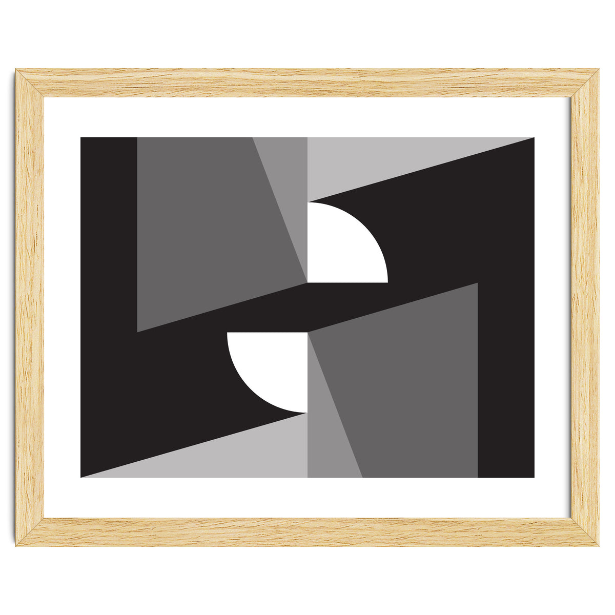 Geometric Shapes No. 11 - monochrome