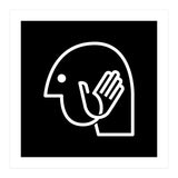 Head Hand_Black (Print Only) thumbnail