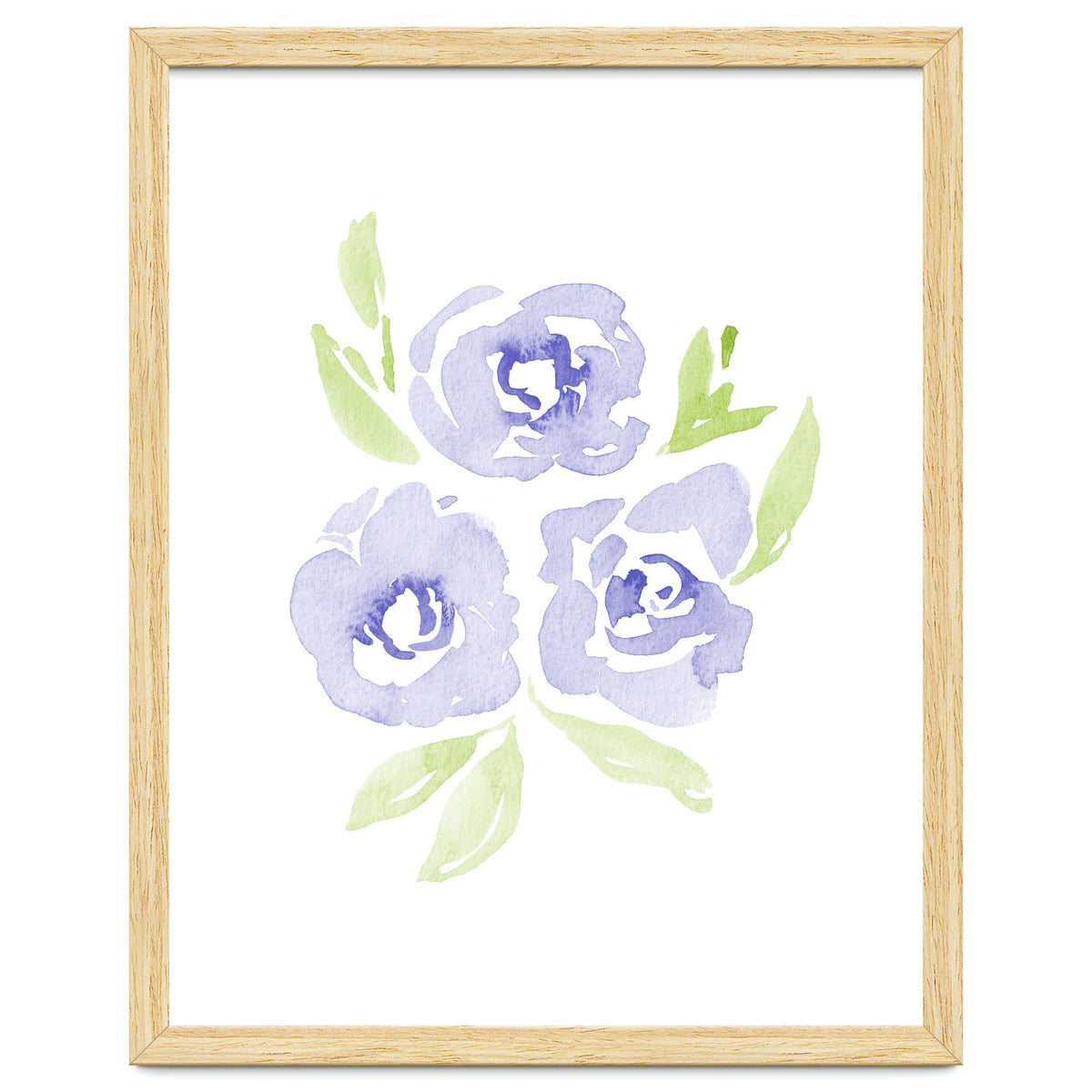 Wild Roses | Periwinkle Blue