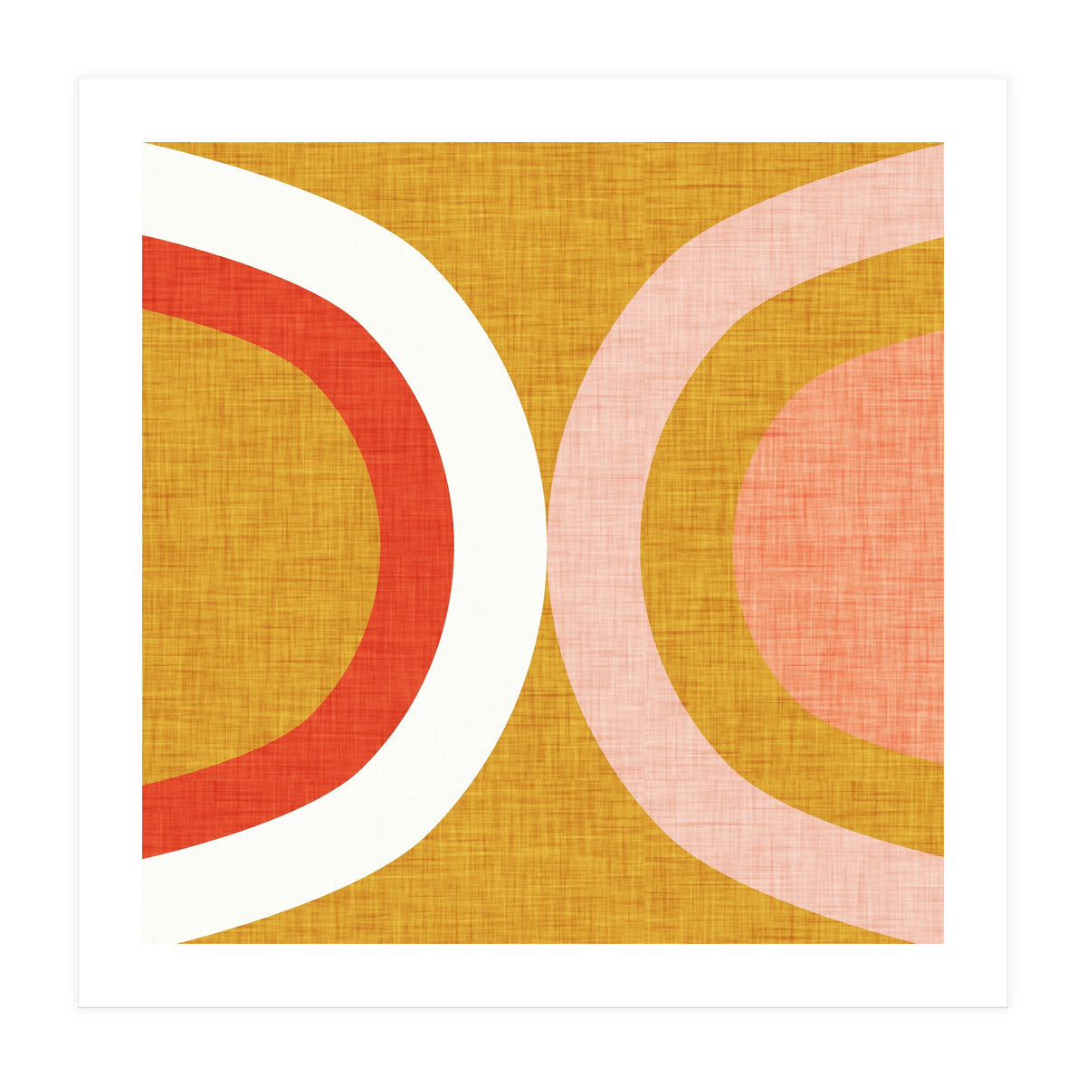 New Mid Mod Mustard  (Print Only)