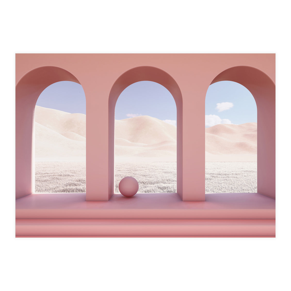 BALL IN ARC (Print Only)