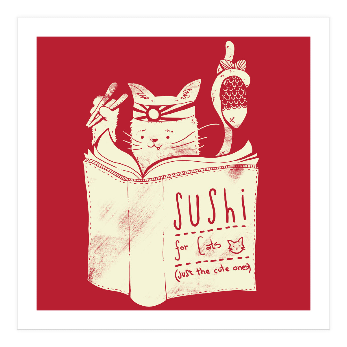 Sushi For Cats (Print Only)