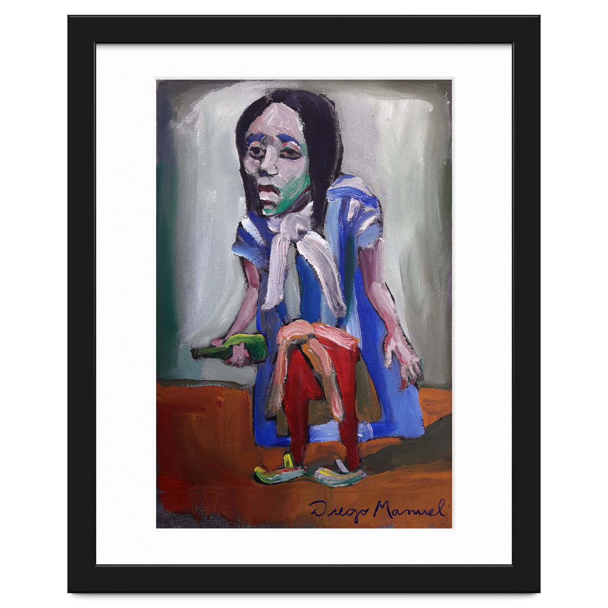 The fan, people from the neighborhood