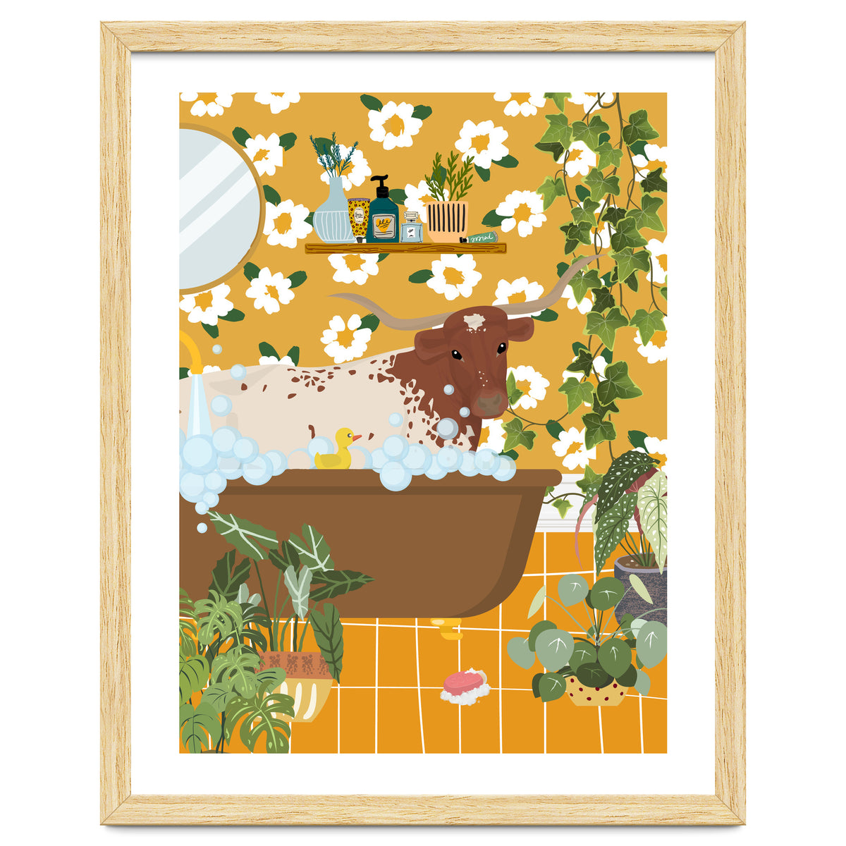 Texas Longhorn in My Bathtub