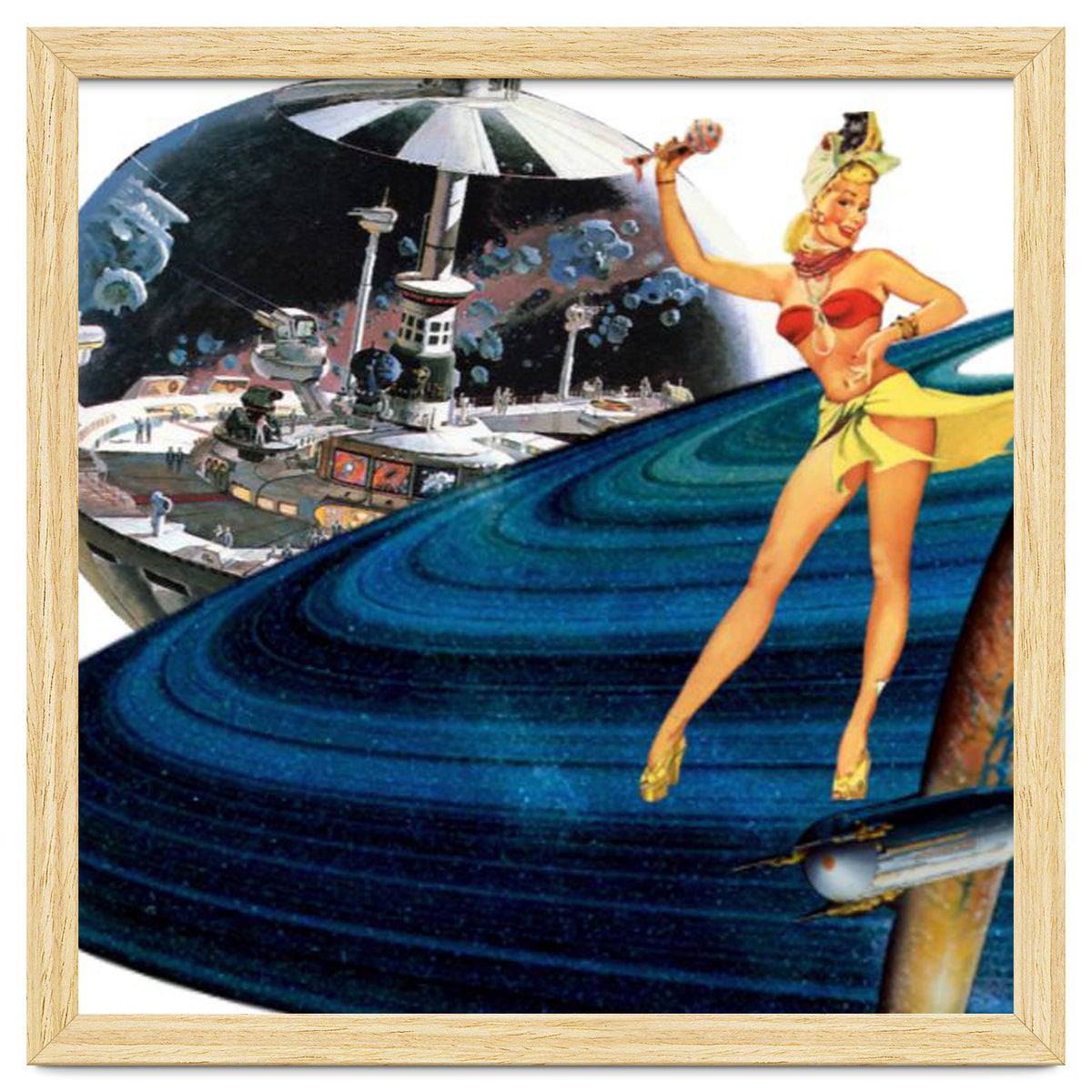 Dancer on Saturn Rings