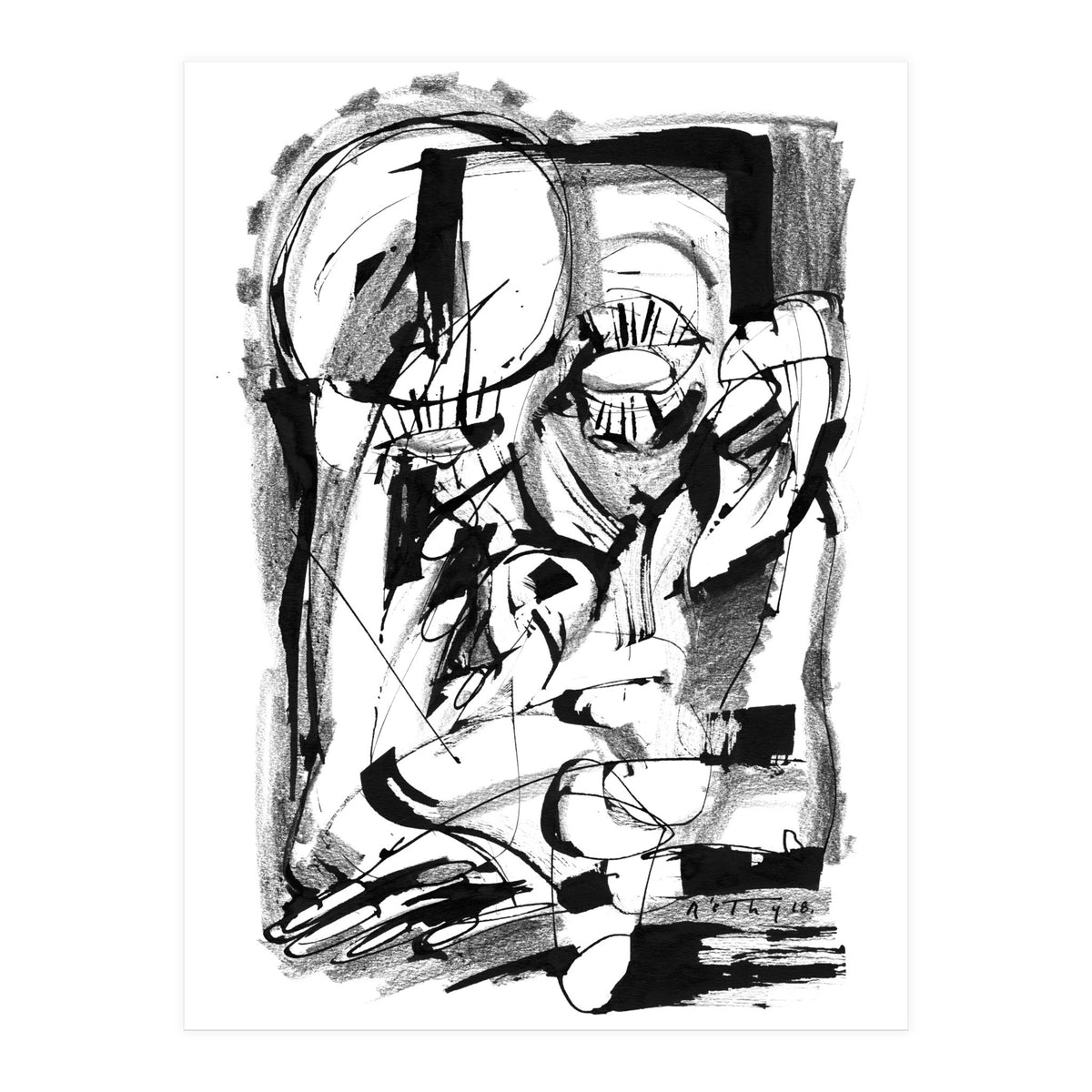 Power of the Mind - b&w (Print Only)