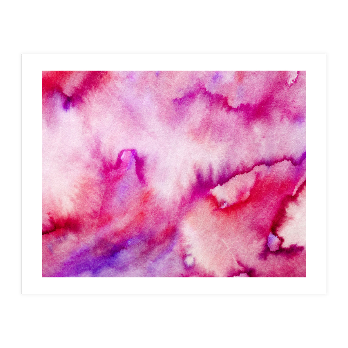 Watercolor magenta tie-dye (Print Only)
