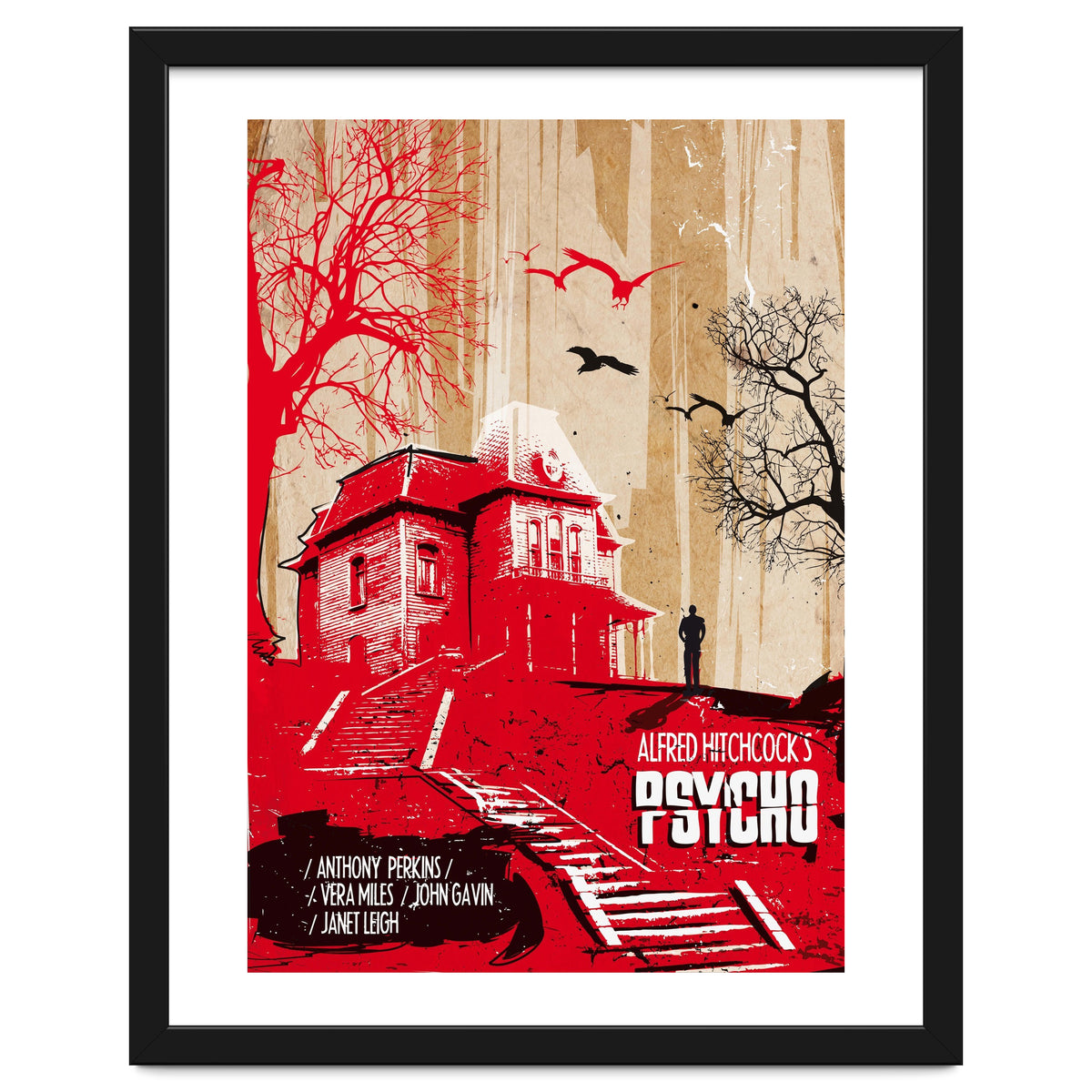 Psycho movie poster