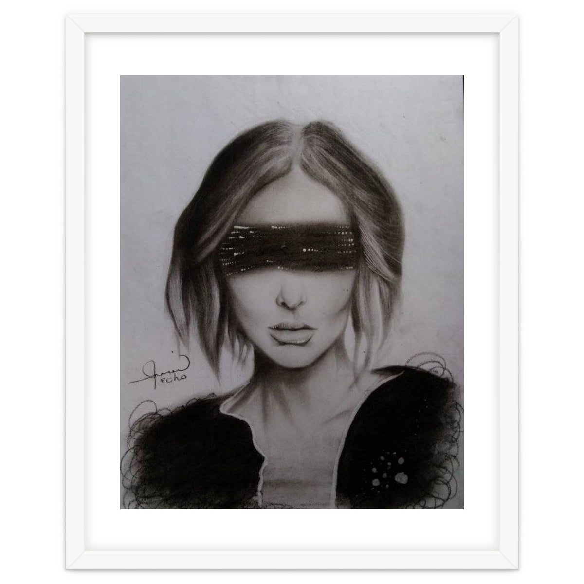 Blindfold Women Art
